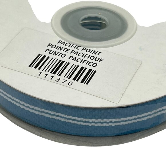 Striped Grosgrain Ribbon 5/8" Wide 15 Yards In Color Retired By Stampin Up! - Picture 4 of 5